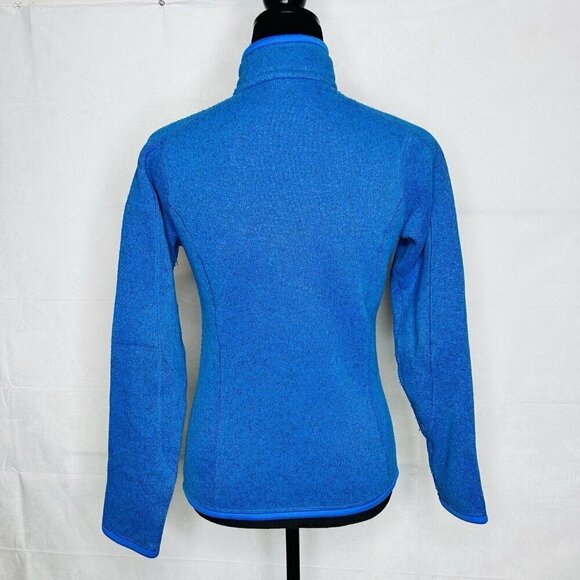 Patagonia Women’s 1/4 Zip Better Sweater Size S Electric Blue Outdoor - Picture 6 of 8